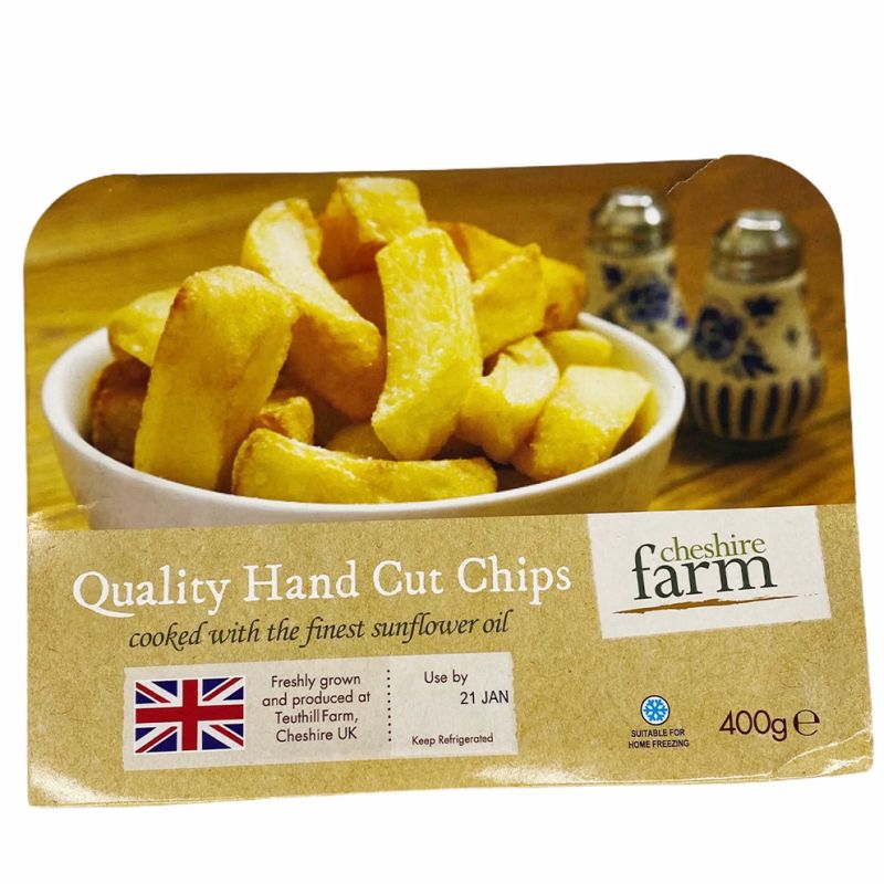 Cheshire Farm Hand Cut Chips 400g
